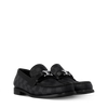 Men’s Luxury Checkered Loafers – Black Edition